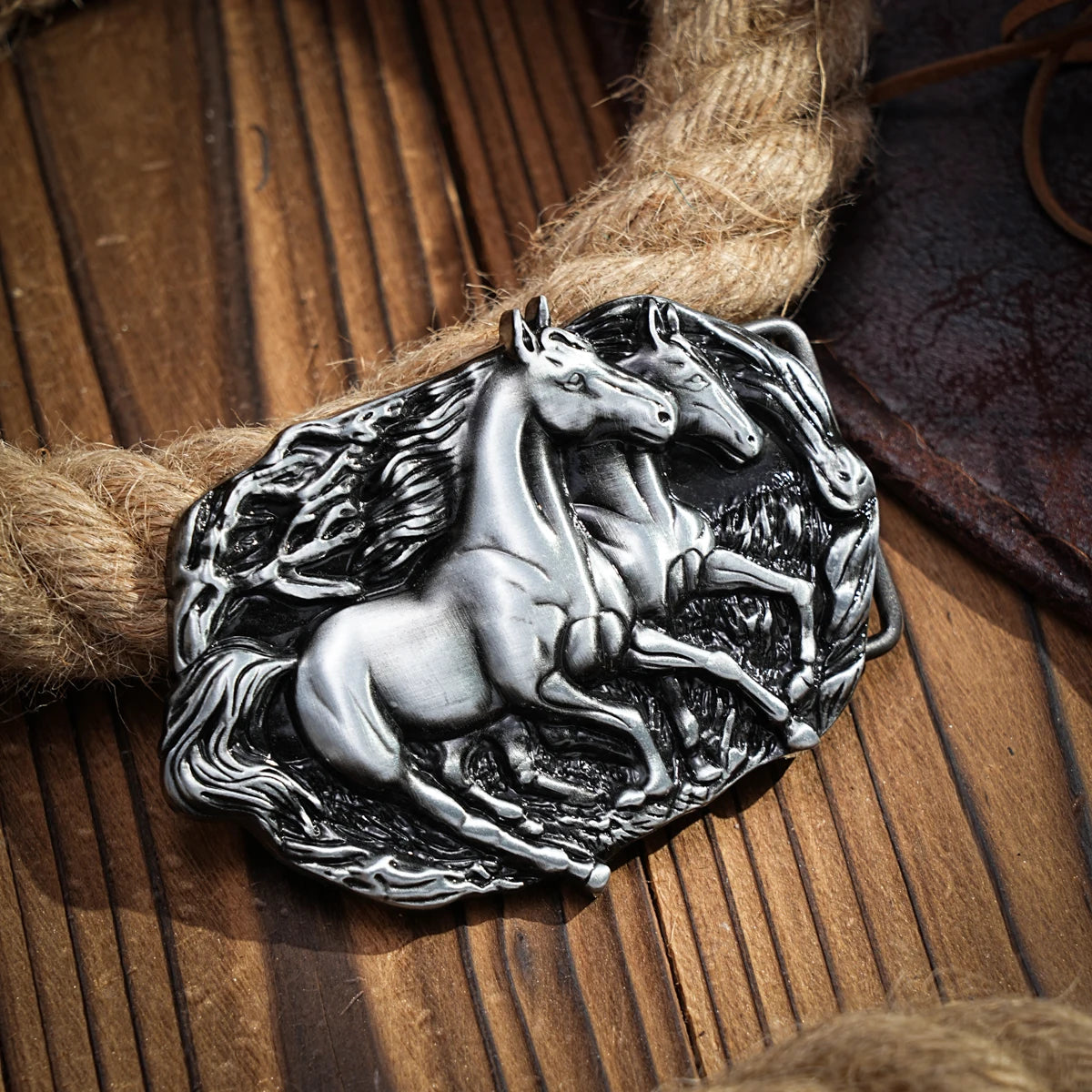 Western Belt Buckle Initial Vintage-Cowboy Rodeo Silver Large Belt Buckle for Men Women