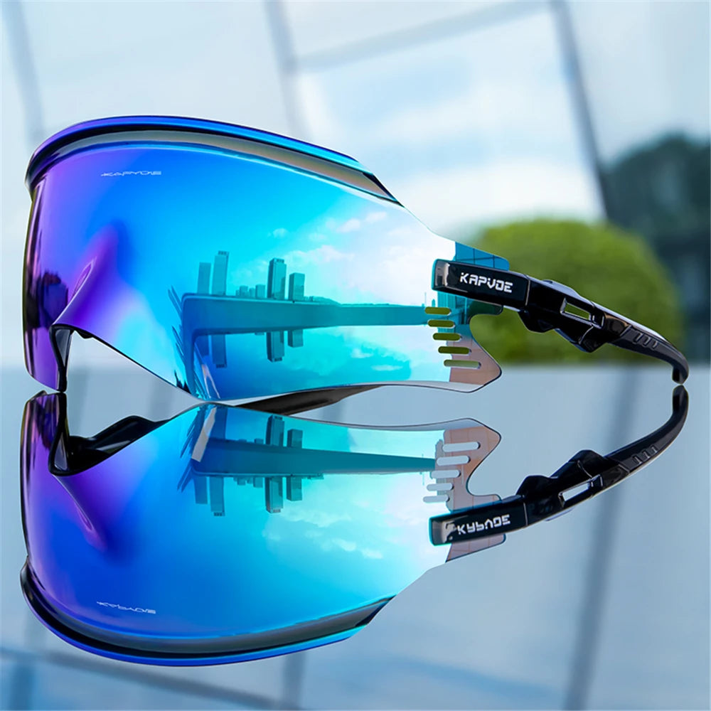 KAPVOE Men Outdoor climbing Driving Bicycle Cycling Glasses Sport Runing Sunglasses Women MTB Bike Goggles Road Riding Eyewear