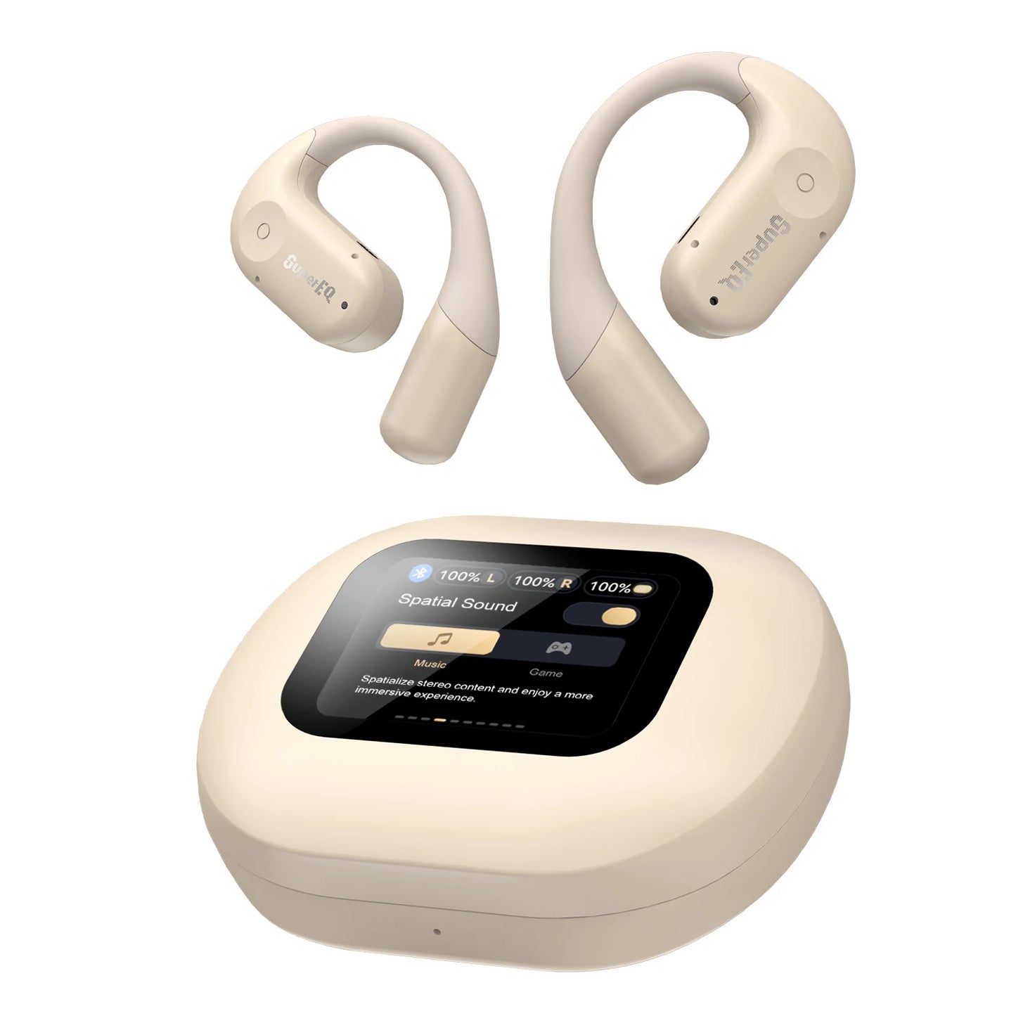 Oneodio SuperEQ 801/802 Wireless Bluetooth Earphones Open Ear Headphones With LED Display Screen Ear Hook Air Conduction Earbuds