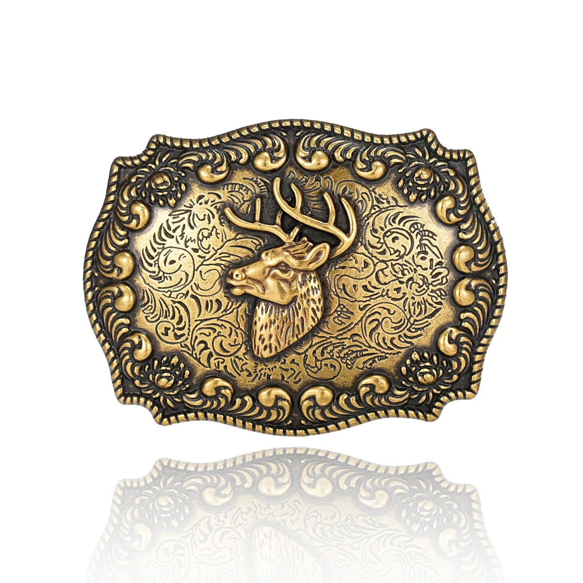 Western Cowboy Return to the ancients belt buckle - stylish and unique stylish waist accessory Men and women