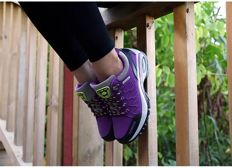 Women Sports Shoes Platform Sneakers Fashion Outdoor Hiking Non-Slip Casual Shoes Low Top Running Shoes Women Footwear