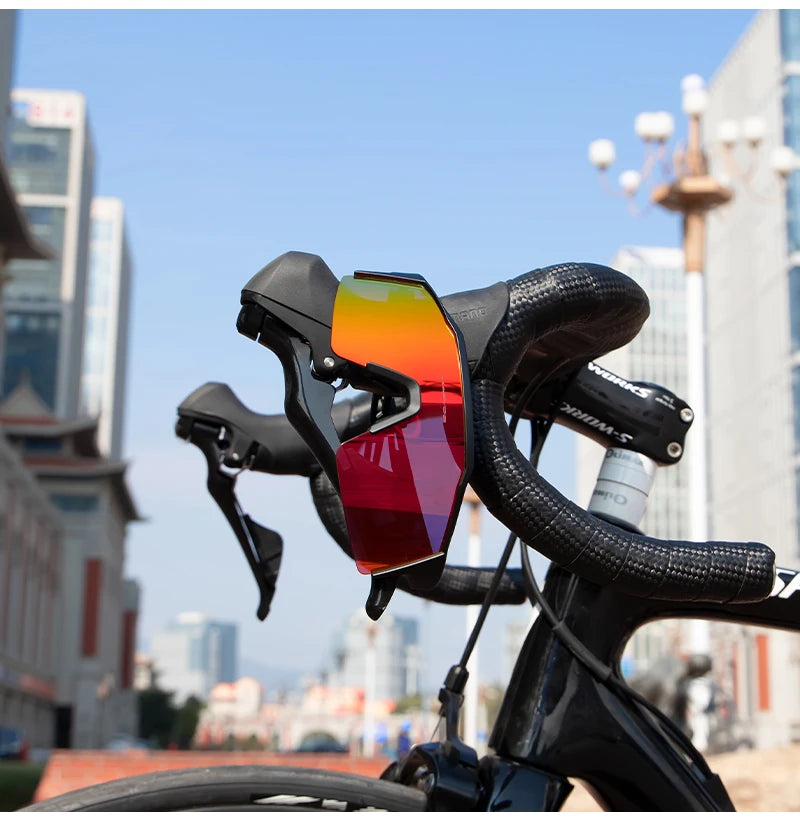 Kapvoe Road Driving Bike Sports Cycling Glasses Running Sunglasses Outdoor Men Woman Bicycle Cycling Mountain UV400 Goggles