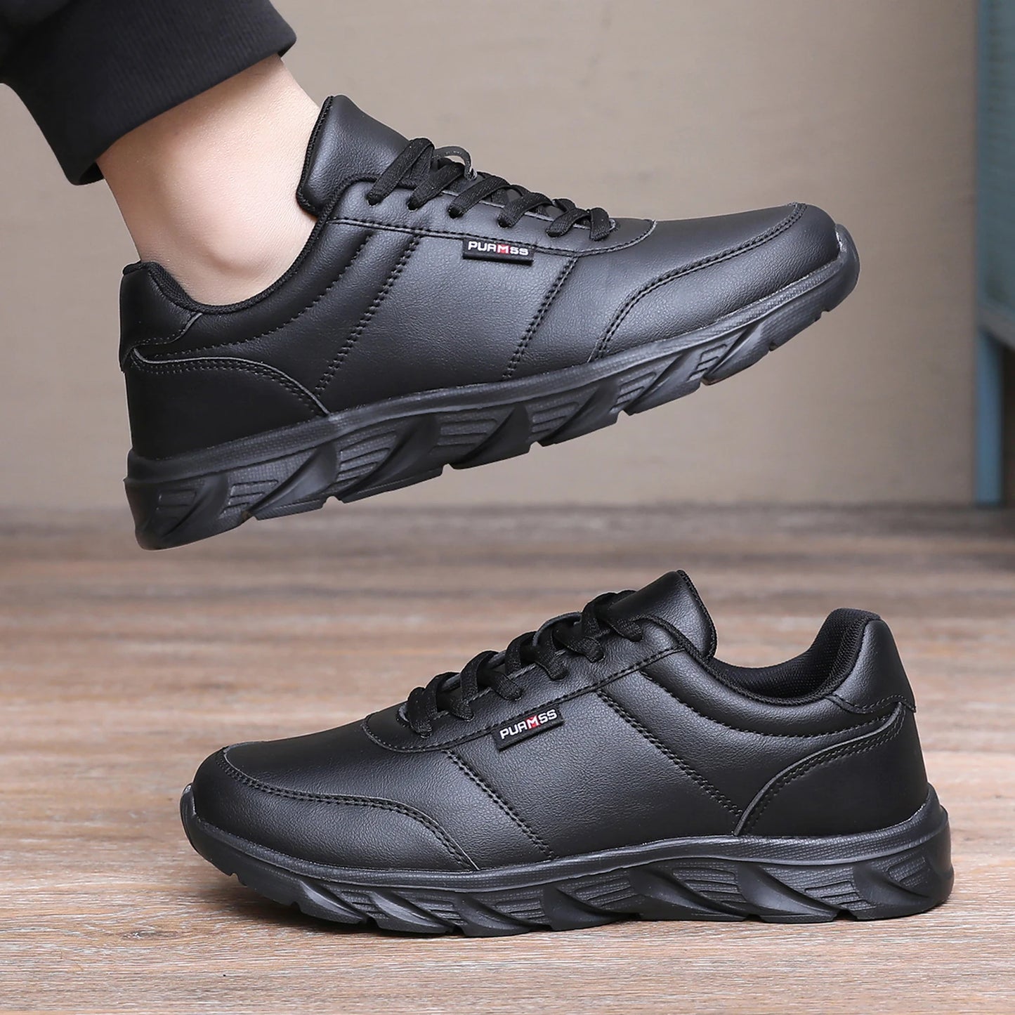 Men Sneakers Soft Sports Running Shoes New Casual Shoes for Men Solid Black White Walking Footwear Fitness jogging Men Shoes