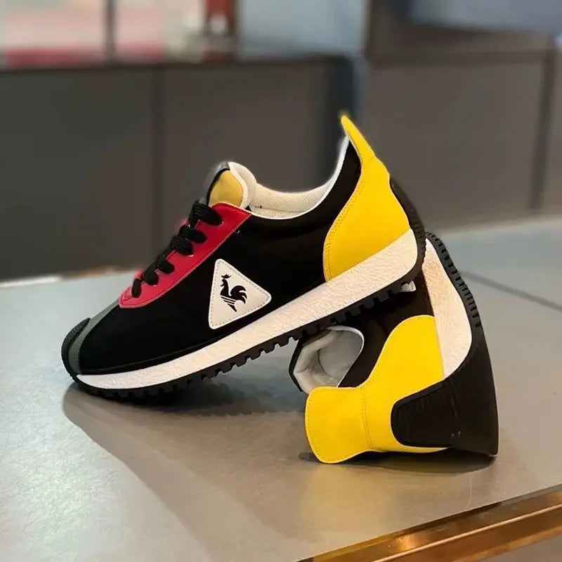 Official-website 2025 Men's Casual Sneakers Summer Comfortable Breathable Lace-up Running Shoes Men's Outdoor Soft-soled Shoes