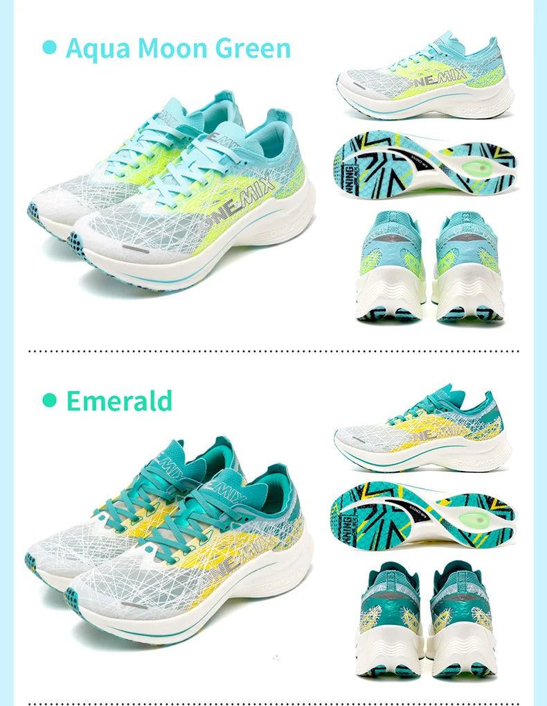 ONEMIX 2025 New Carbon Plate Marathon Running Shoe Pro Tests Stable Support For Shock-absorbing Ultralight Bounce Sneakers