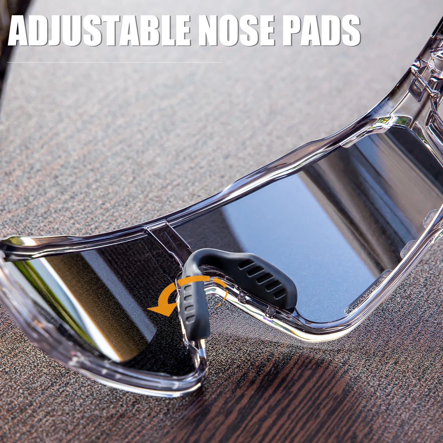 Kapvoe Outdoor Photochromic Sunglasses Anti-fog Cycling Glasses Bike Bicycle Men Women Sports Hiking MTB UV400 Anti-fog Goggles