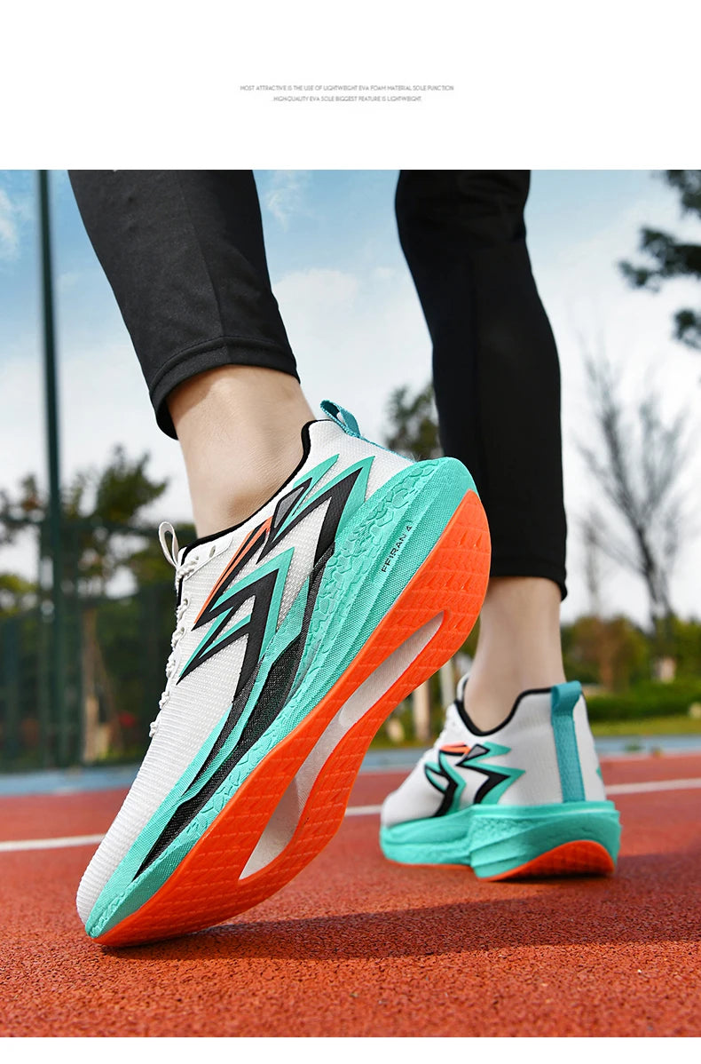 Carbon Plate Marathon Men Sports Running Shoes Air Cushion Lightweight Women Athletic Gym Sneakers Hiking Jogging Footwear