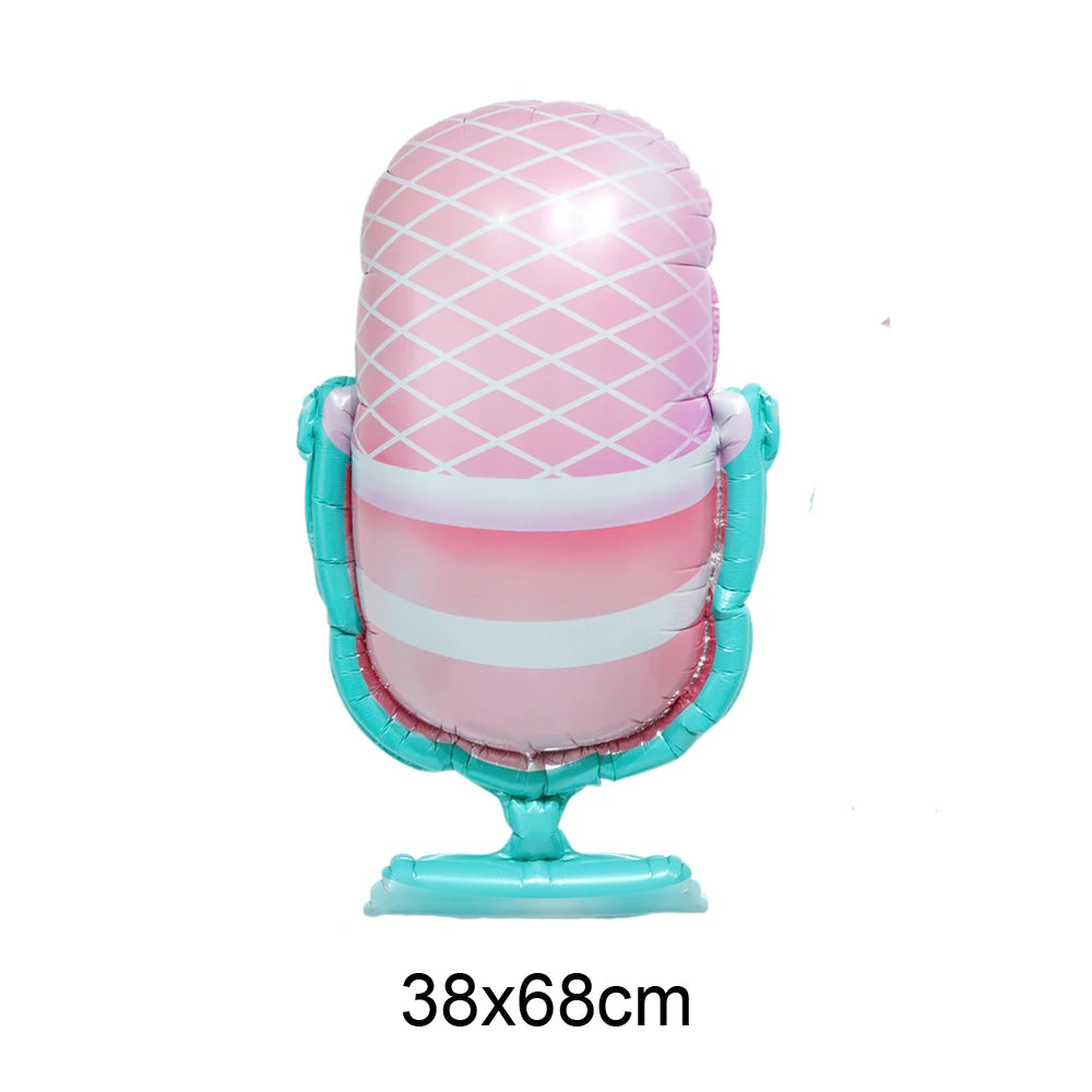 1pc Guitar Balloon 36inch Inflat Guitar Music Rock Party Decoration 80s 90s Disco Party Supplies