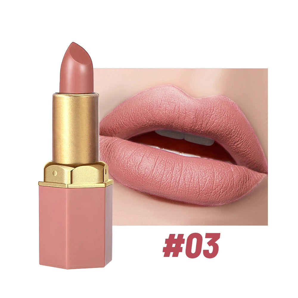 SAM SUGAR 6-Color Matte Lipstick , Non-Stick Cup Long-Lasting Velvet Finish, Smooth Matte Lip Color Waterproof Smudge-proof