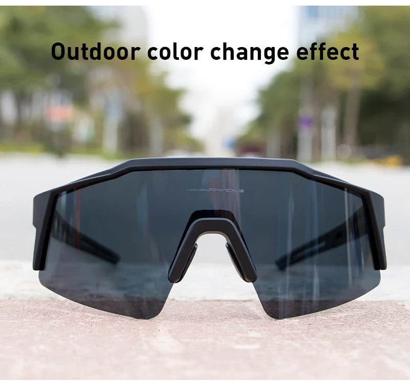 Kapvoe Road Driving Bike Sports Cycling Glasses Running Sunglasses Outdoor Men Woman Bicycle Cycling Mountain UV400 Goggles