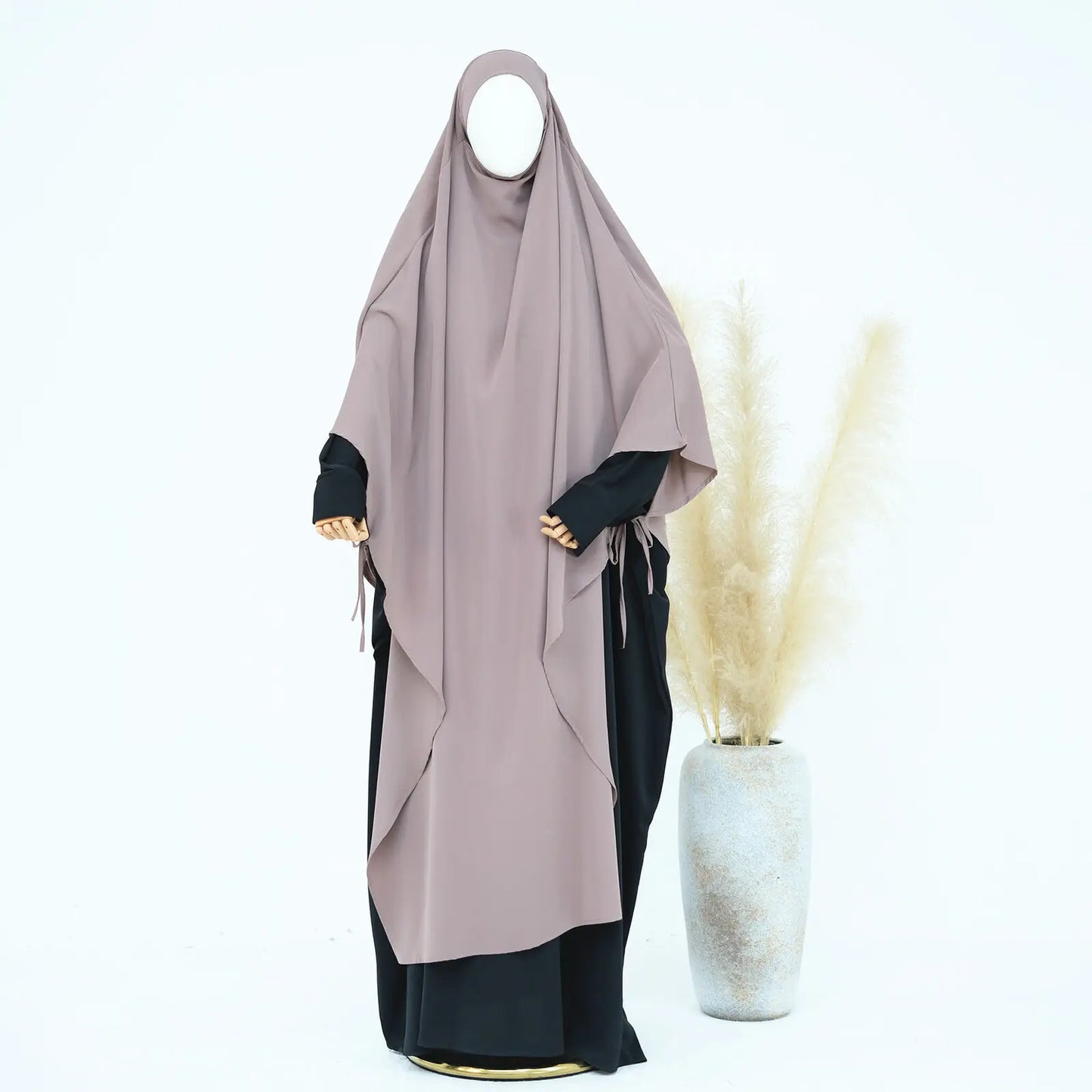 Ramadan Eid Muslim Women Prayer Hijab Long Scarf Islamic Pullover Big Khimar One Piece Abaya Arabia Shawls Dubai Turkey Headwrap