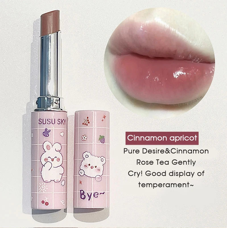 Cute Paradise lipstick Moisturizing&Moisturizing Lip Care Color Stain Free Lipstick Colored lipstick