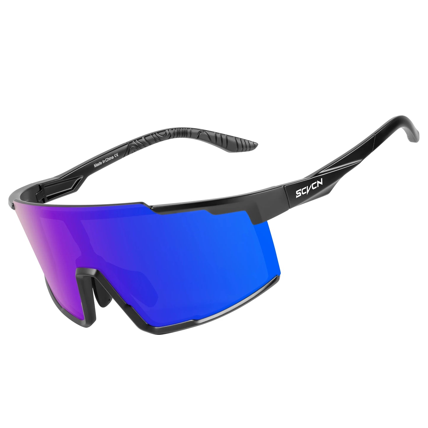 SCVCN-Fashion Sunglasses Cycling Glasses Sports for Men Driving Sun Mountain Bike Road Bicycle Eyewear Goggles MTB UV400