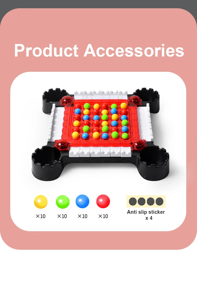 Children's Puzzle Game Toys Color Beads Elimination Board Game Educational Logical Thinking Training Party Game kid interaction