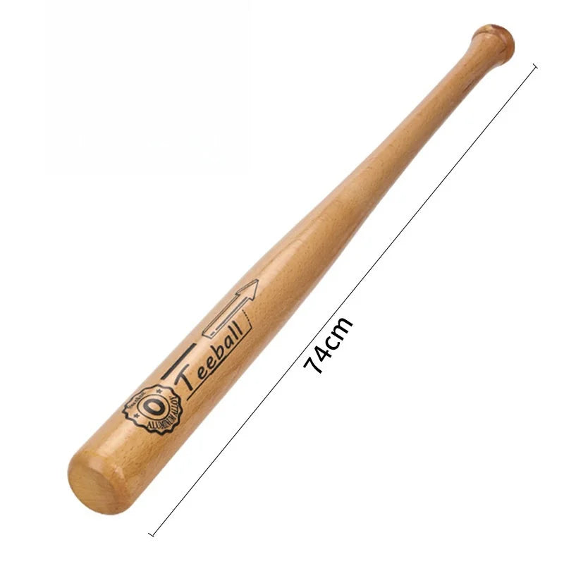 Professional Hardwood Baseball Bat 21-29 Inch Solid Wood for Sports Training Home Car Defense Personal Self-Defense