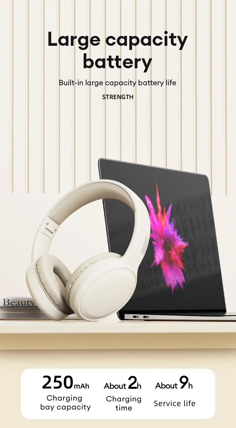 Lenovo TH30 Wireless Bluetooth 5.3 Headphone Sport With Mic Music Headset Foldable Low Latency Gaming Earphone For Xiaomi