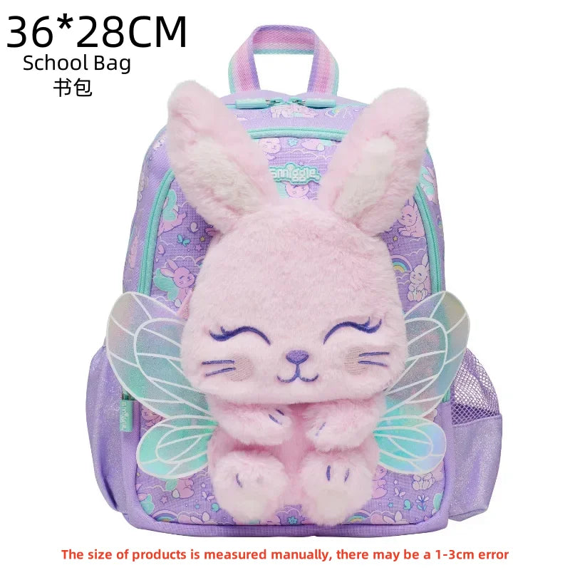 Genuine Australia Smiggle Backpack Angel Rabbit School Bag Cartoon Series Anime Backpack Student Gift Separate Purchases