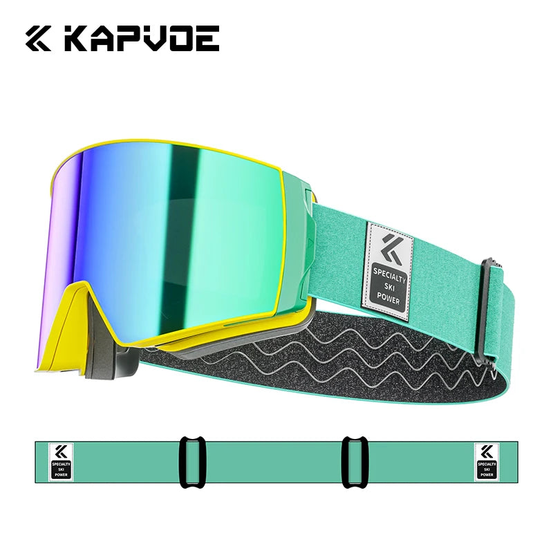 Kapvoe New Outdoor Sunglasses Bike Cycling Glasses Men Women UV400 Snow Goggles MTB Bicycle Cycling UV400 Ski Goggles