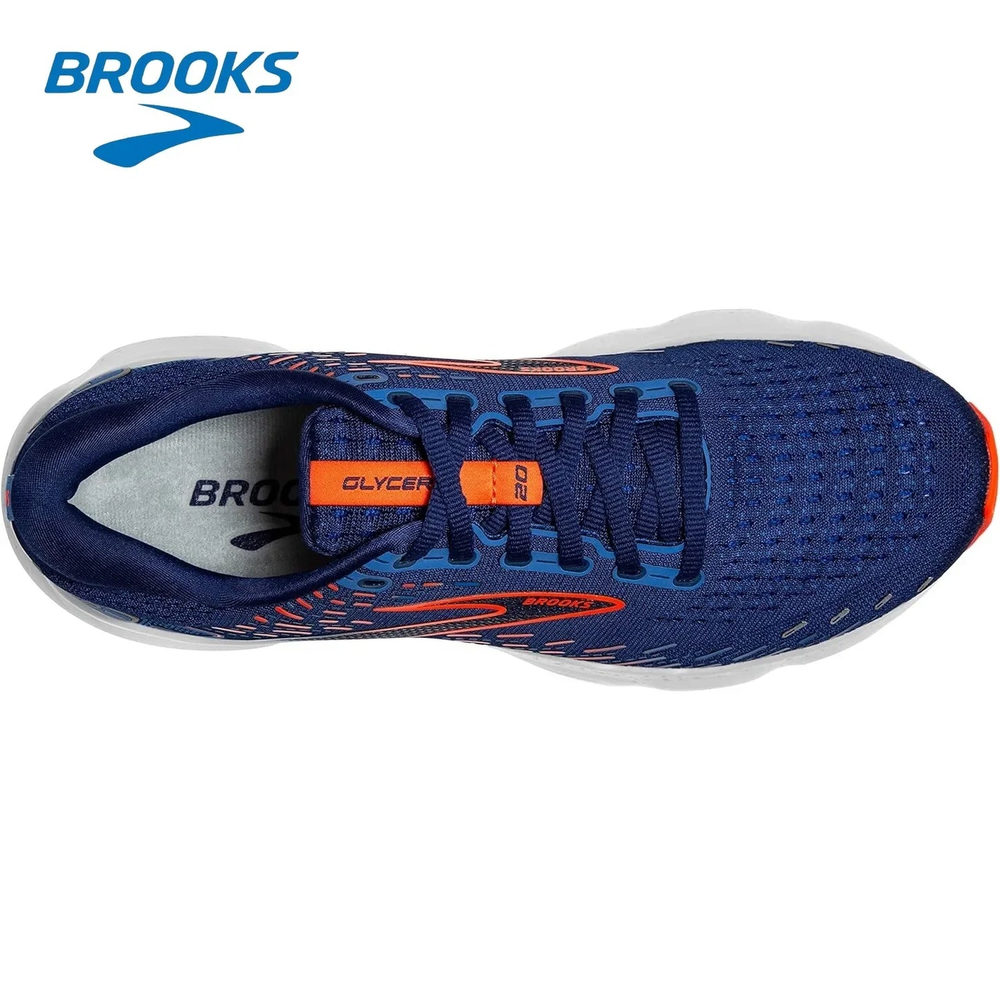 Brooks Men’s Glycerin GTS 20 Running Shoes Casual Sneakers Provides A Lightweight Fit and Responsive Cushioning for Every Step