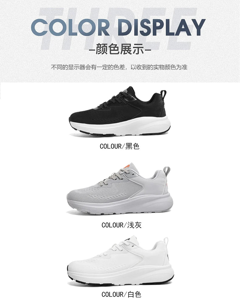 Couples breathable mesh casual sports shoes summer new non-slip outdoor running shoes plus size light men and women's sneakers