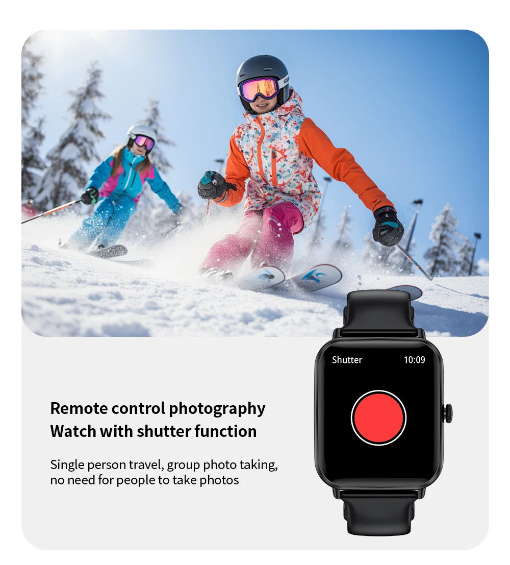 LIGE Fashion 1.83”HD Women Smart Watch Sports Fitness Watch Health Monitoring Digital Men Waterproof Smartwatch Ladies Bracelet