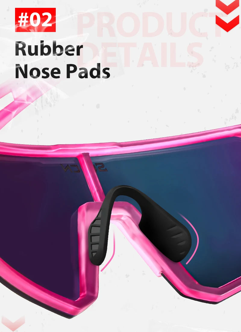 SCVCN MTB Cycling Sunglasses Men Road Driving Bike Glasses Outdoor Sports Mountain Hiking Women Bicycle UV400 Cycling Goggles