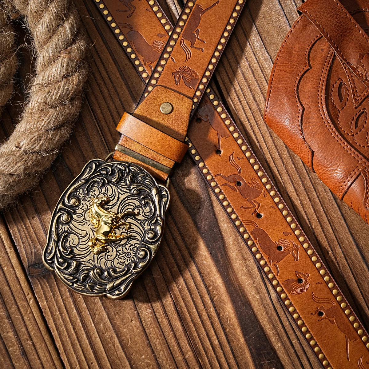 Casual, individual and retro belts, Western-style clothing accessories, metal buckles, PU belts, suitable for both men and women