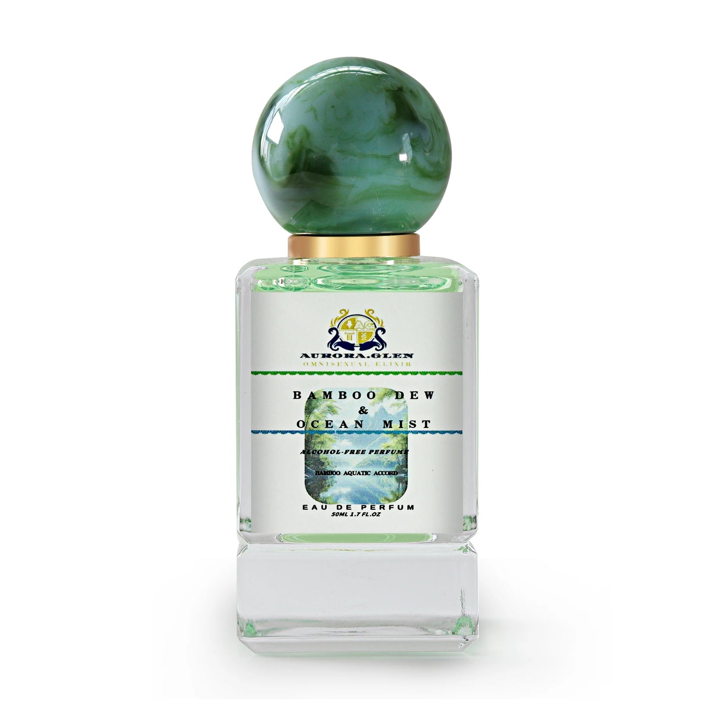 Woman Bamboo Maiden Perfume Oil 50mL for Women Alcohol-Free Aquatic Scent Perfume Bamboo Ocean Musk Perfume Long Lasting