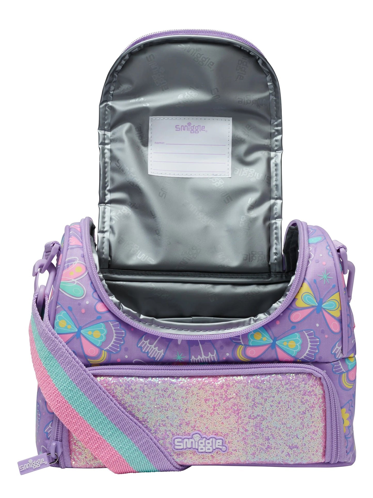 Smiggle Children School Supplies Butterfly Series School Bag Pencil Box Lunch Bag Water Cup Anime Backpack Student Gift