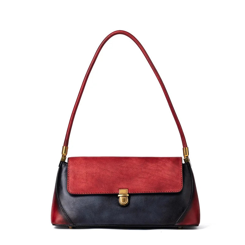 MOTAORA Retro Genuine Leather Women Shoulder Bag | Designer Phone Purse with Long Handle - Luxury New Collection