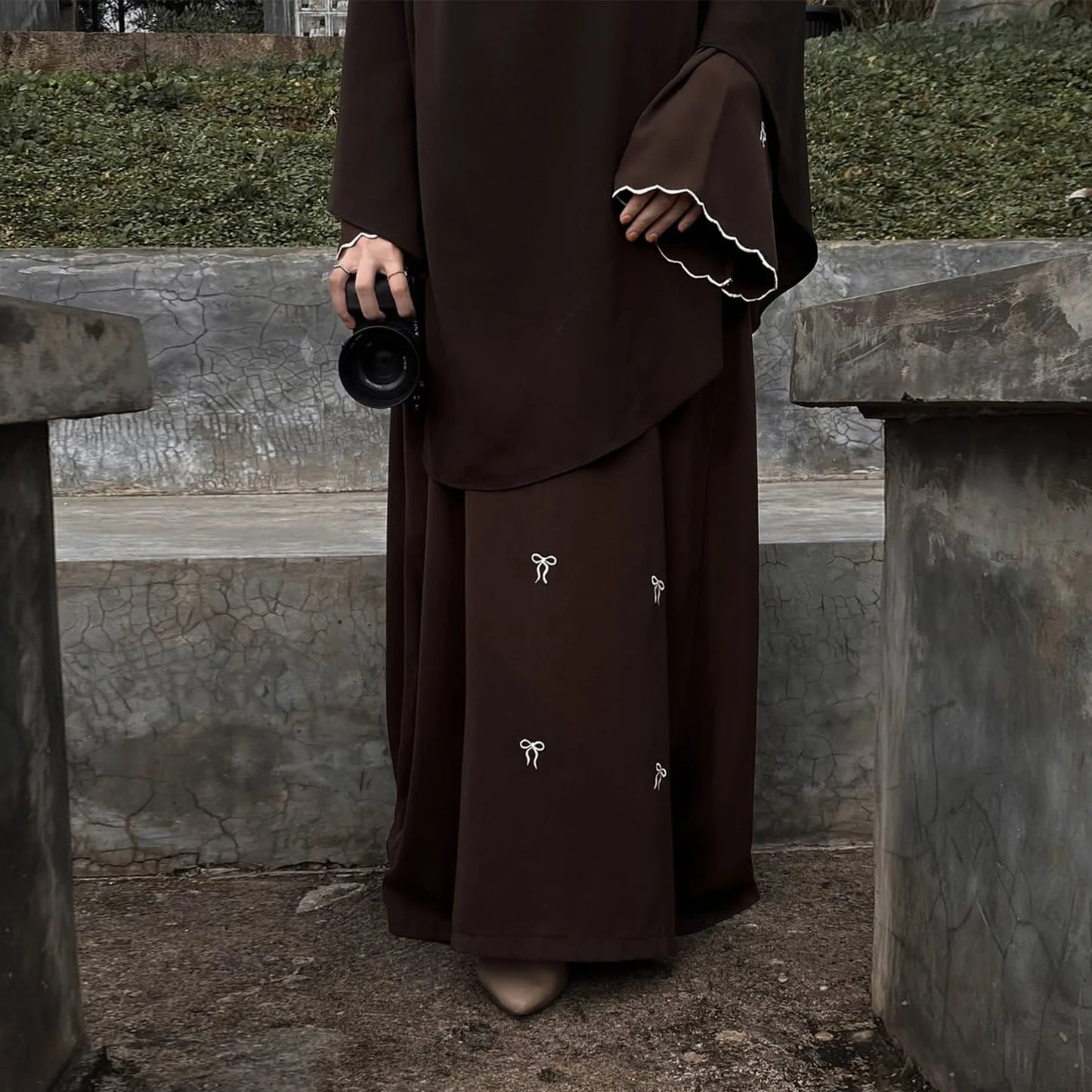 Eid Women Party Dress Muslim Abaya Bow Embroidery Modest Jalabiya Ramadan Long Dresses Abayas Vestidos Largos Kaftan Long Robe