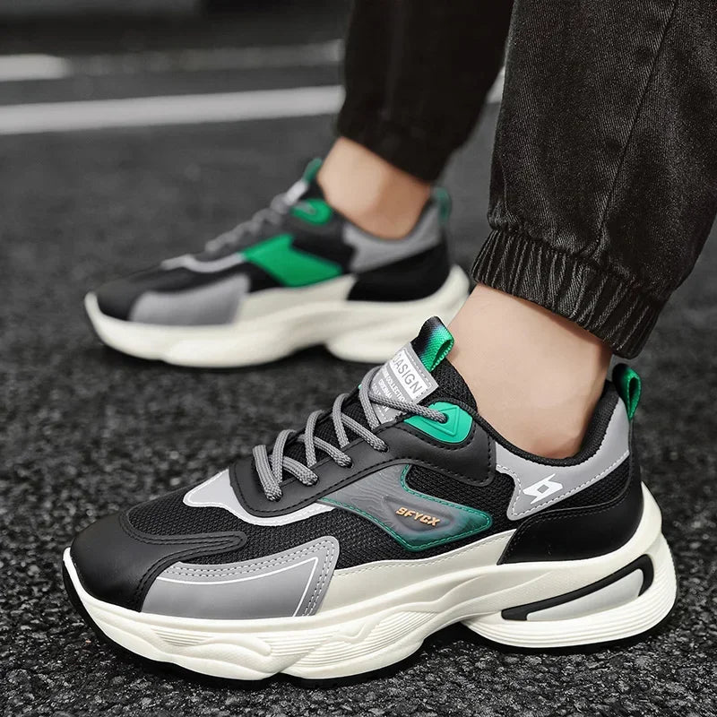 2025Men Walking Shoes Flat Outdoor Jogging Mesh Sports Breathable Wear-resistant Comfortale Casual Tennis Shoes for Men