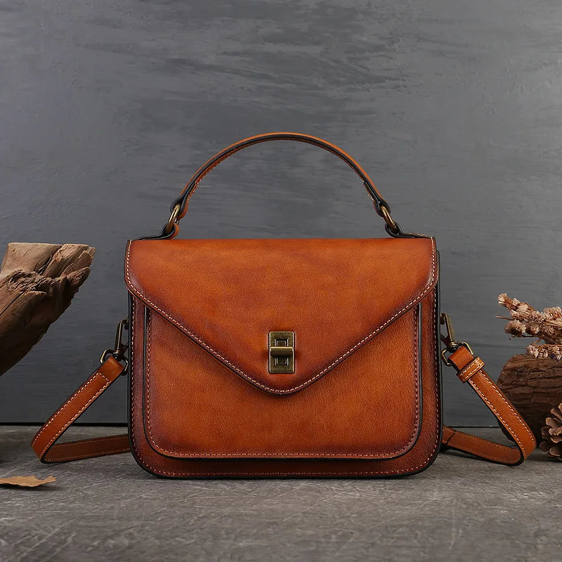 MOTAORA 2025 Trend Genuine Leather Women's Luxury Designer Shoulder Bag | Square Shape Handbag