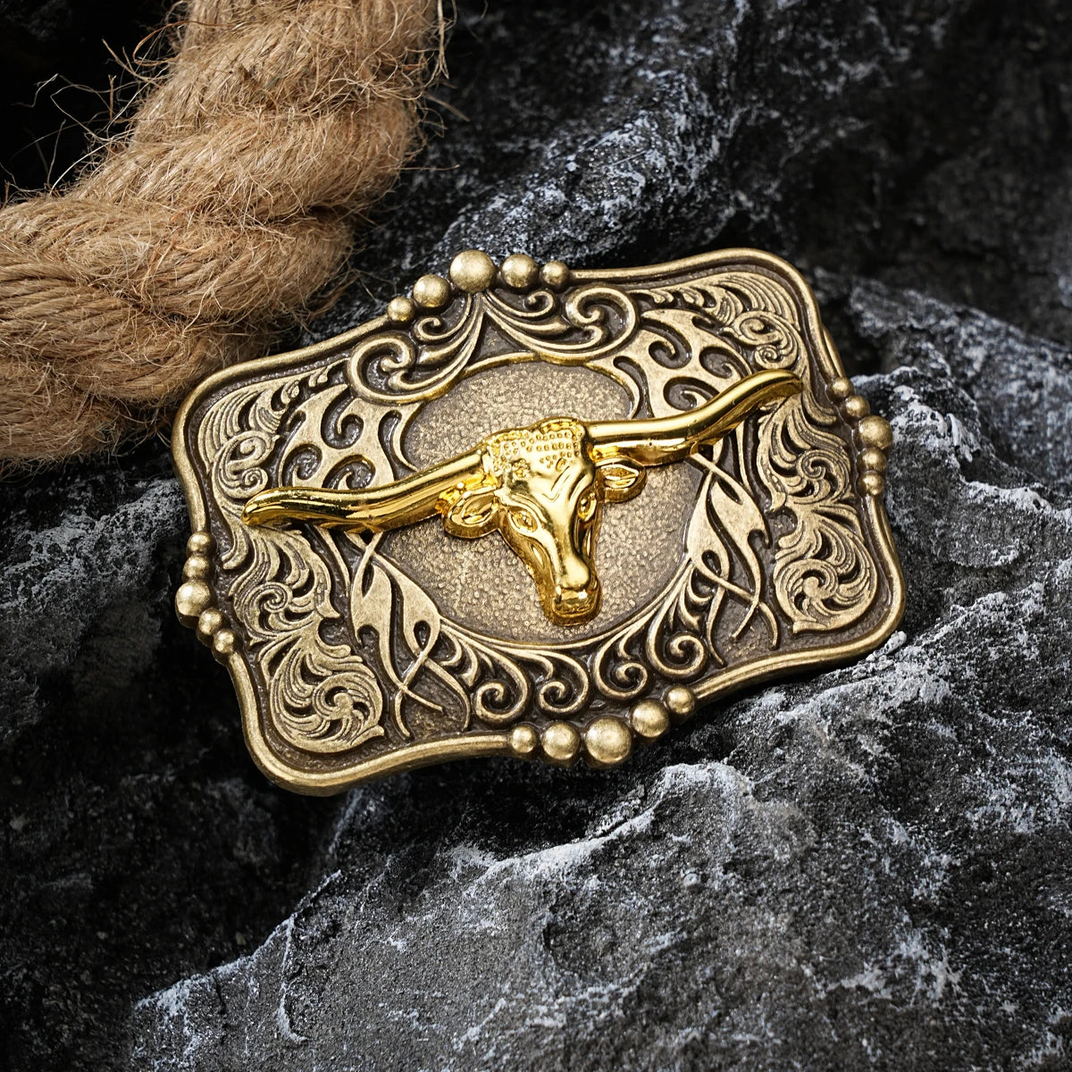 Western style plate buckle belt metal buckle one belt buckle