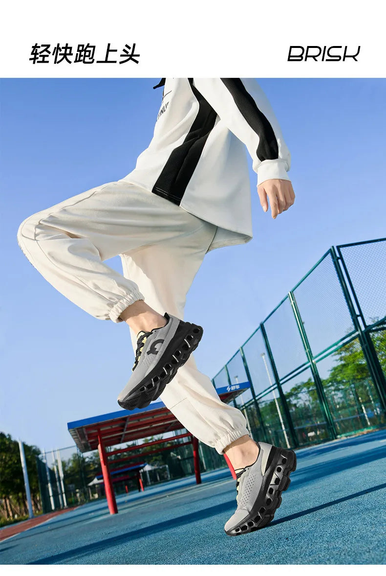 Outdoor Tennis Men Shoes Soft Sole Breathable Casual Sports Shoes Mesh Surface Breathable Cushioned Running Shoes Sneakers