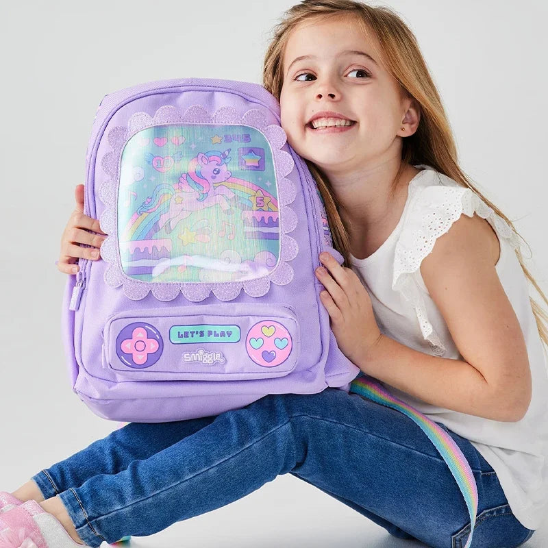 Genuine Australia Smiggle Backpack Student School Bag Pen Case Lunch Bag Double Shoulder Backpack Gift Separate Purchases