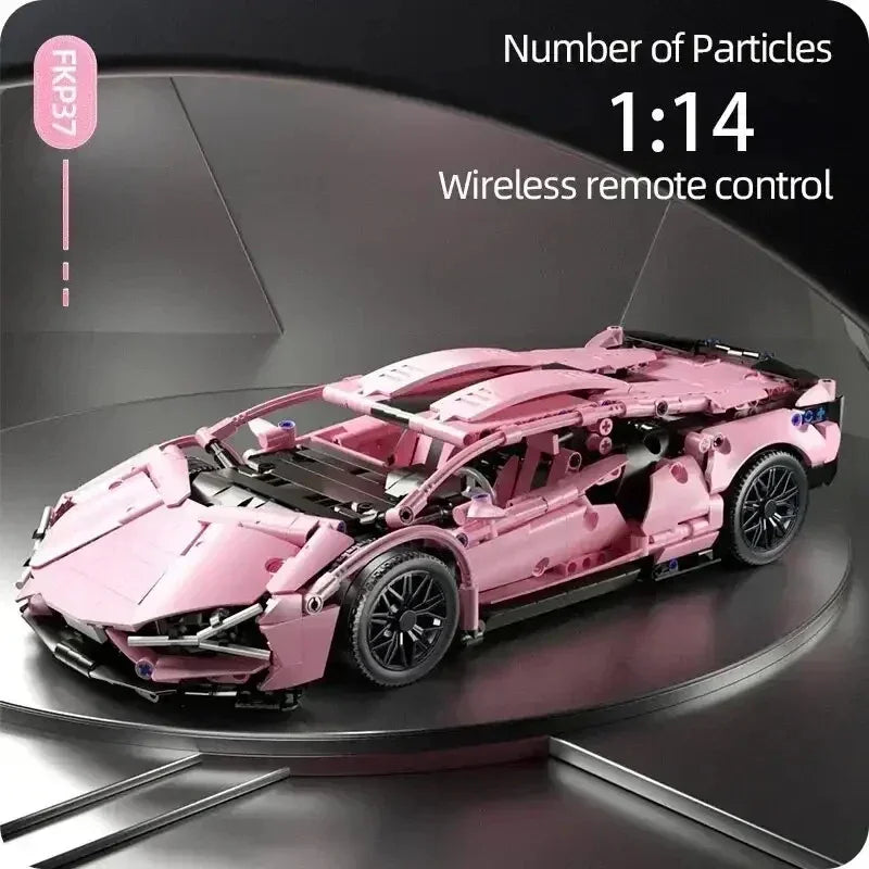 GrabliWorld NitroBuild™ Supercar – 1280PCS RC Block Set