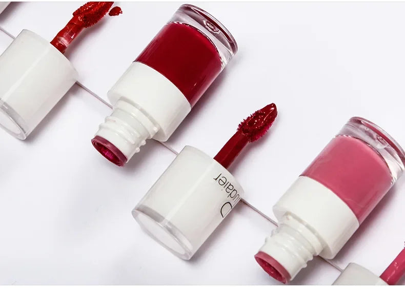 1PC Sexy Pink Women's Lipstick 16 Colors Lasting Waterproof Liquid Pencil Matte Liquid Lipsticks Makeups Non-Stick Cup Lip Gloss
