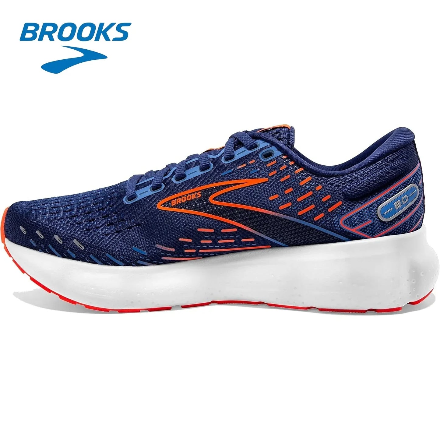 Brooks Men’s Glycerin GTS 20 Running Shoes Casual Sneakers Provides A Lightweight Fit and Responsive Cushioning for Every Step