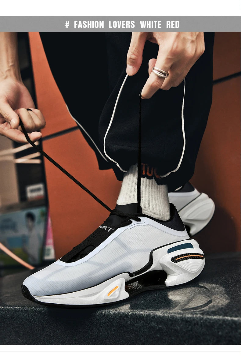 UrbanFlex™ Breathable Height-Lift Sneakers – Men's Casual Athletic Trainers