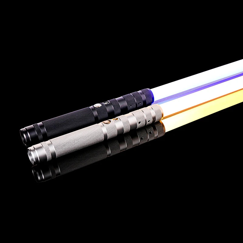 سيف ضوئي معدني RGB، مبارزة، تأرجح سلس، سيف ليزر، Sabre De Luz، 16 لونًا متغيرًا، 16 صوتًا، سلاح FOC Rave، لعبة وامضة