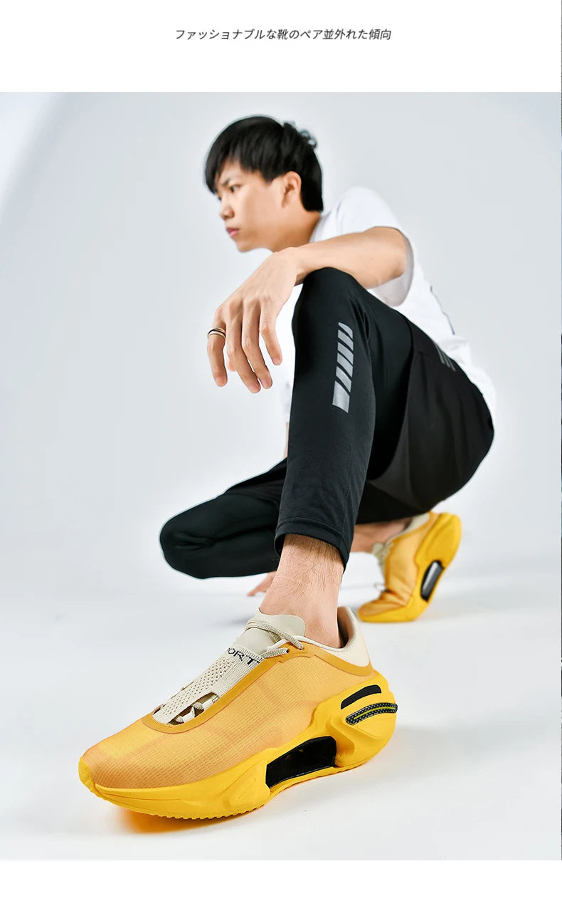 UrbanFlex™ Breathable Height-Lift Sneakers – Men's Casual Athletic Trainers