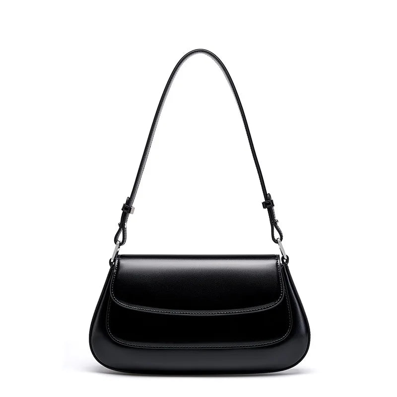 YANATARI underarm cowhide Genuine leather handbags women vintage shoulder bag female luxury bags womens high quality 2025