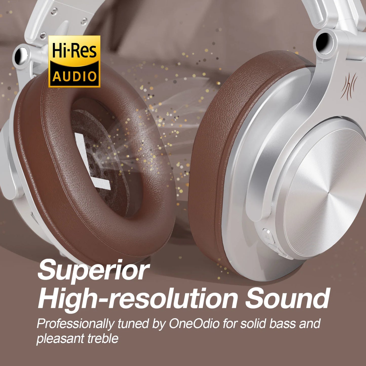 Oneodio A70 Fusion Wired + Wireless Bluetooth 5.2 Headphones For Phone With Mic Over Ear Studio DJ Headphone Recording Headset