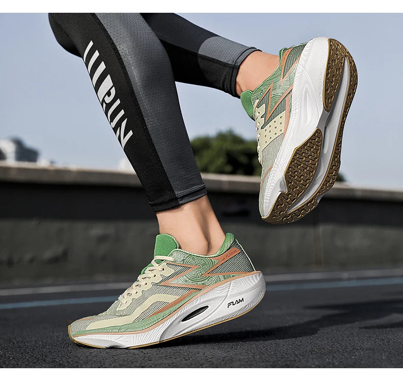 Carbon Plate Marathon Men Sports Running Shoes Air Cushion Lightweight Women Athletic Gym Sneakers Hiking Jogging Footwear
