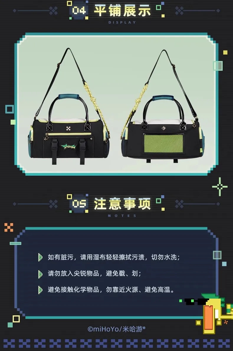 GenshinImpact Kinich Theme Impression Series Outdoor Travel & Sports Bag – Anime Game Gift