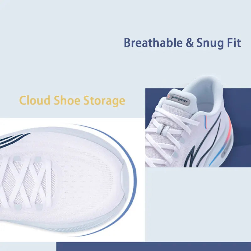 YUEYING 5 Men’s Running Shoes – TEMPO BOUNSE Reflective Breathable Lightweight Sneakers
