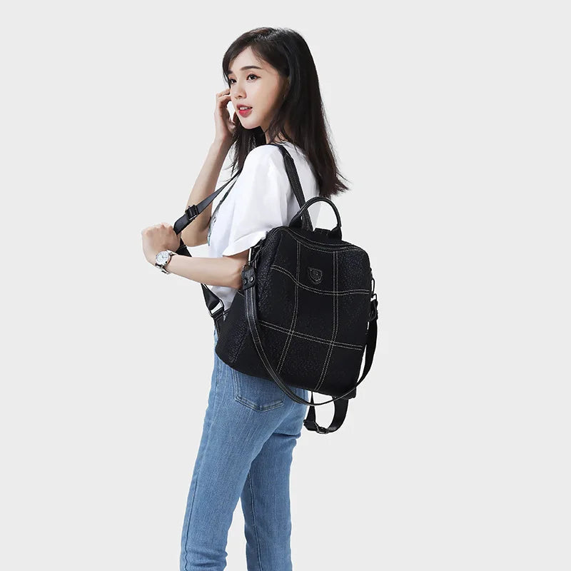 MOTAORA Women's Backpack High Quality Leather Backpack Ladies Large Capacity Anti-theft Shoulder Bag For Women Female Travel Bag