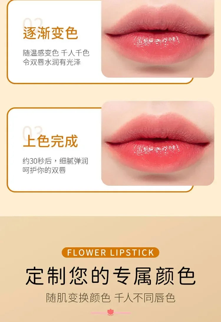 Magic Lipstick Color Changing Long Lasting Lipstick Waterproof Red Lip Stick Lip Plumper Kawaii Makeup Girl Cute Cosmetics