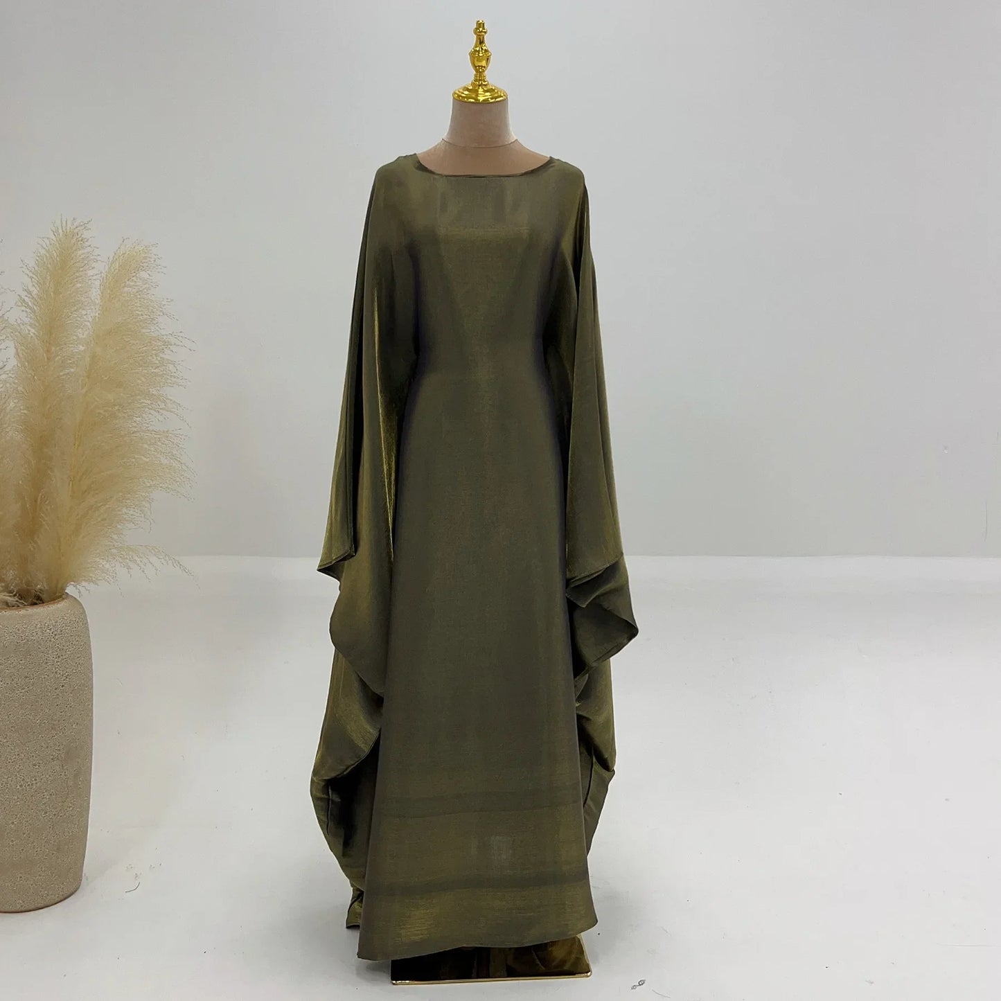 Shiny Butterfly Abaya Inside Belt Muslim Party Long Dress Summer Abayas for Women Dubai Luxury Turkey Islam Clothes Kaftan Robe